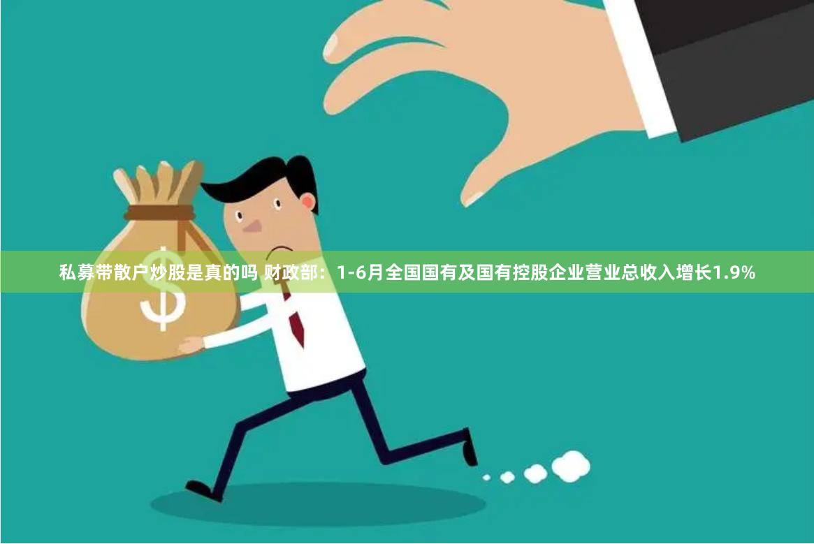 私募带散户炒股是真的吗 财政部：1-6月全国国有及国有控股企业营业总收入增长1.9%
