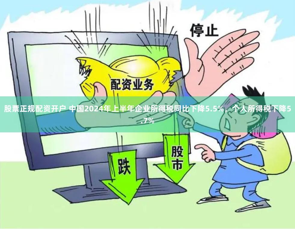 股票正规配资开户 中国2024年上半年企业所得税同比下降5.5%，个人所得税下降5.7%