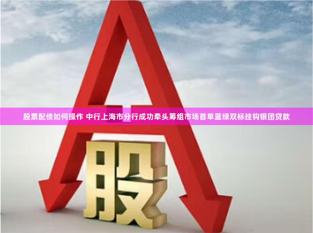 股票配债如何操作 中行上海市分行成功牵头筹组市场首单蓝绿双标挂钩银团贷款