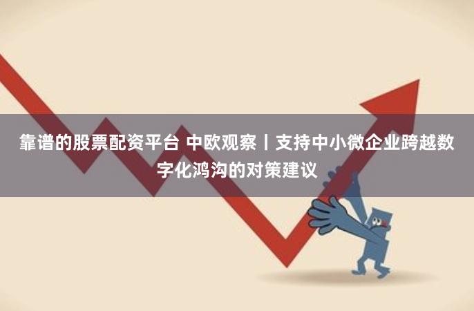 靠谱的股票配资平台 中欧观察丨支持中小微企业跨越数字化鸿沟的对策建议